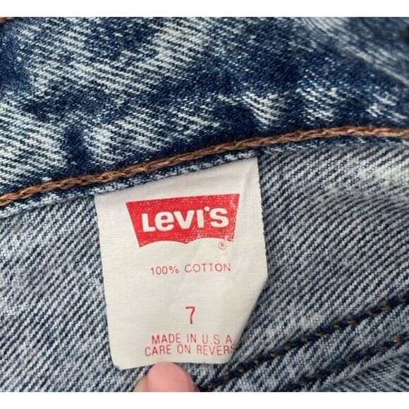 Levi's High Rise Acid Wash Jeans - Blue - Picture 5 of 10
